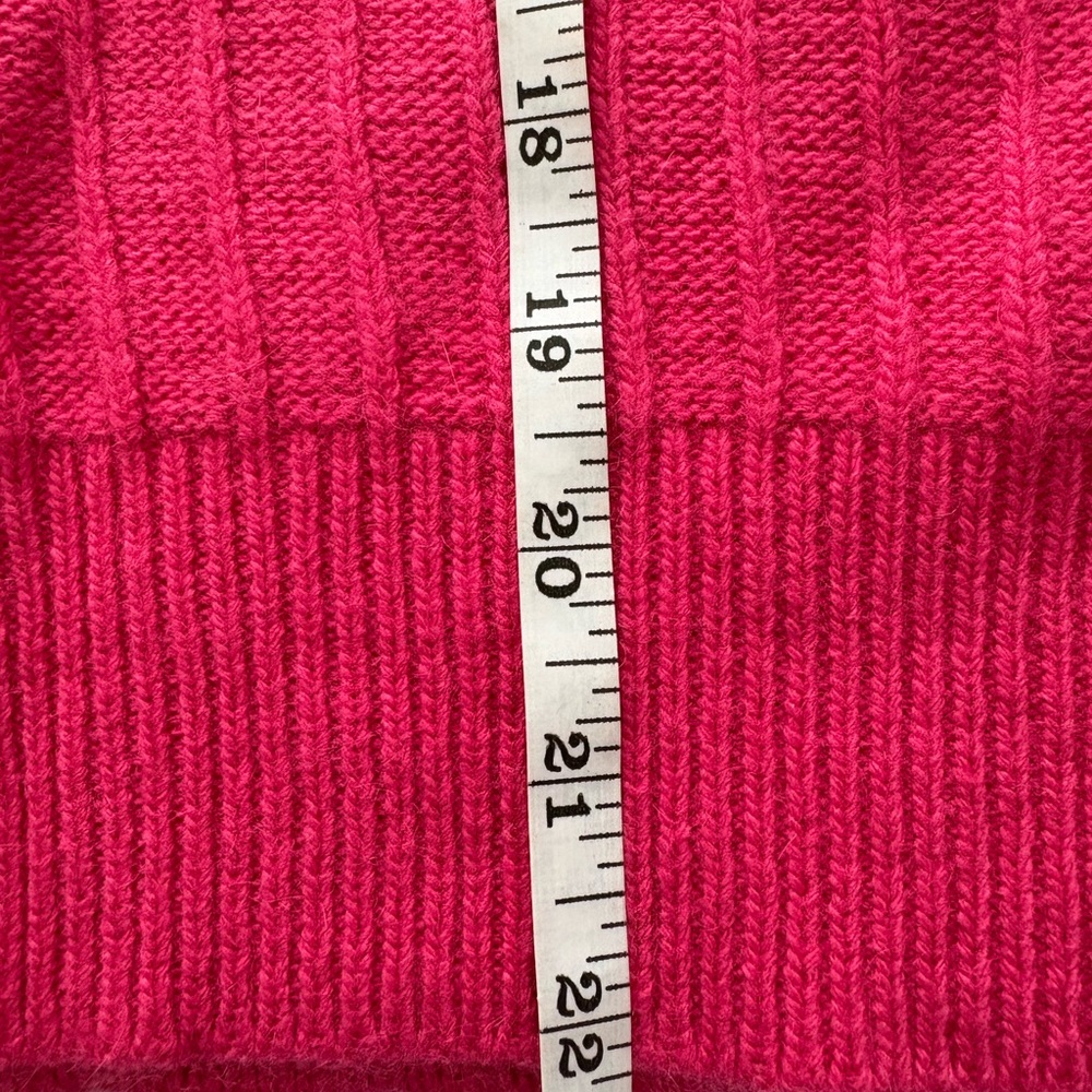 NWT-FRNCH Paris Ribbed Short Sleeve Sweater Top in Pink - Picture 9 of 11